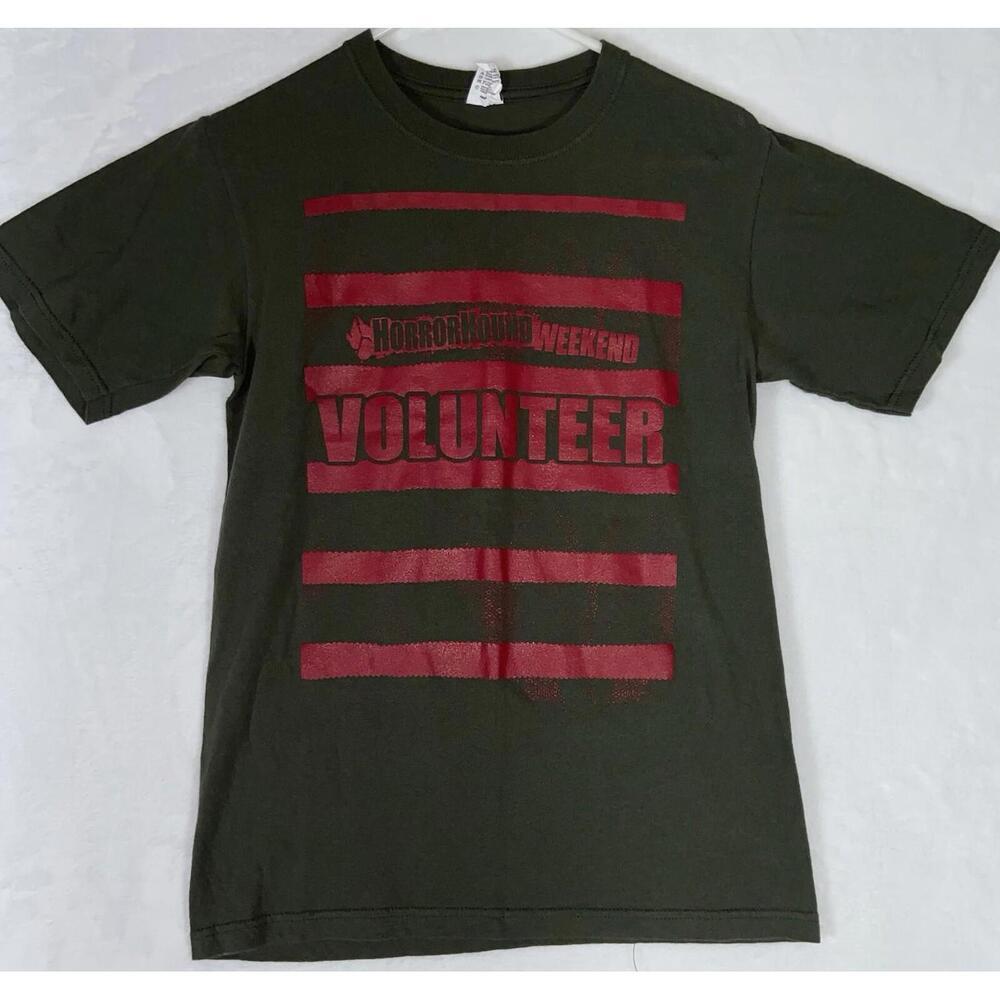 HORRORHOUND CONVENTION WEEKEND OFFICIAL SHIRT S ZOMBIE PREOWNED STAFF